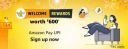 Amazon Pay UPI: Welcome Rewards of ₹600 for New Users...