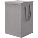 Amazon Brand - Solimo Fabric Foldable Laundry Organiser, Grey...