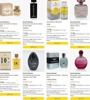 Amazon : FLAT 80% OFF- Dorall Collection perfume