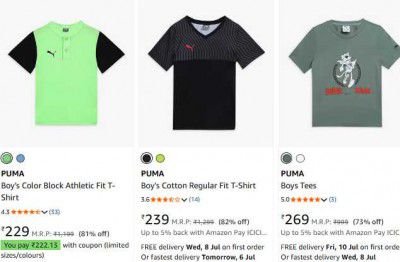 Loot Deal: UP TO 80% OFF On Puma Clothing For BOYS