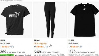 Loot Deal: UP TO 81% OFF On Puma Clothing For GIRL