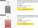 Amazon : Up to 85% OFF -  Trumpkin Suitcase | Starts At Rs.1199...