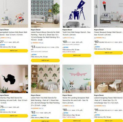 Amazon : Up to 89% OFF - Kayra Decor | Starts From Rs.27
