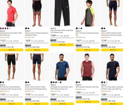 Amazon : Up to 88% OFF - Vector X Clothings | Starts @108/-