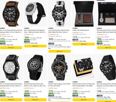Amazon : Upto 88% OFF - Lorenz Watch | Starts At Rs.247