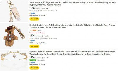 Amazon: Upto 94% Off - piercing Brand | Starts At Rs.50