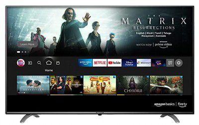 AmazonBasics 139cm (55 inch) Fire TV Edition 4K Ultra HD Smart LED TV AB55U20PS