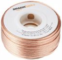 AmazonBasics 16-Gauge Speaker Wire - 100 Feet, Transparent...