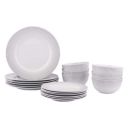 AmazonBasics 18-Piece Dinnerware Set - Spotlight, Service for 6...