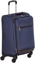 AmazonBasics 46 cm Navy Blue Softsided Cabin Trolley...