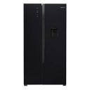 AmazonBasics 564 L Inverter Frost-Free Side-by-Side Refrigerator (2022, Black) (AB2022RFSBS02)...