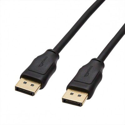 AmazonBasics 6 Feet DisplayPort to DisplayPort Cable - (Not HDMI Cable) (Gold)