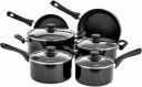 AmazonBasics 6 Piece Non Stick Induction Cookware Set, with Lids...