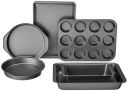 AmazonBasics 6-Piece Non-stick & Microwave safe Bakeware Set...