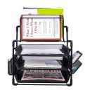 AmazonBasics All-In-One Wire Mesh Desk Organizer, Black...