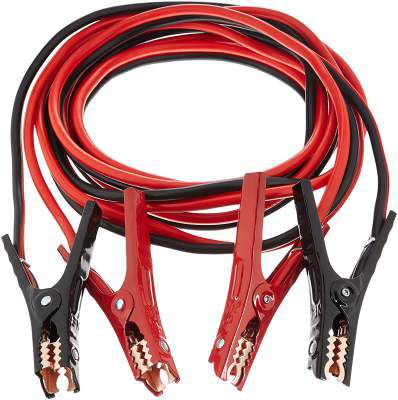AmazonBasics BC120725A Jumper Cable 4 Gauge, 20 Feet