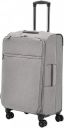 AmazonBasics Belltown Softside Rolling Spinner Suitcase Luggage - 25 Inch, Heather Grey...