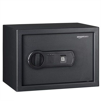 AmazonBasics Biometric Fingerprint Home Safe, 14 Liters