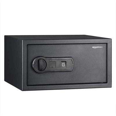AmazonBasics Biometric Fingerprint Home Safe, 28 L
