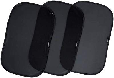 AmazonBasics Car Window Stick-On Sun Shade for Side Windows - 3-Pack