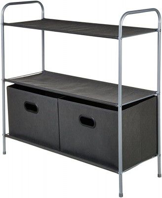 AmazonBasics Closet Storage Organizer with Bins