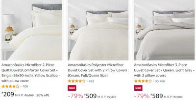 Amazonbasics Comforters Up to 93% off