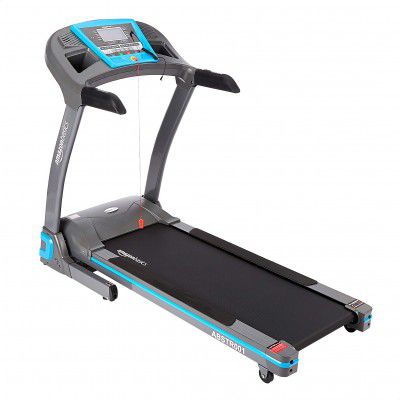 AmazonBasics DC Motorized Treadmill with 15% Auto Incline, 2HP Continuous and 4HP Peak Power, Max Speed 18 kmph, Max Weight 120 Kg
