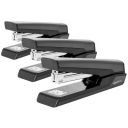 AmazonBasics Desktop Stapler, Full-Strip, 20 Sheet Capacity - Black,3 pack...