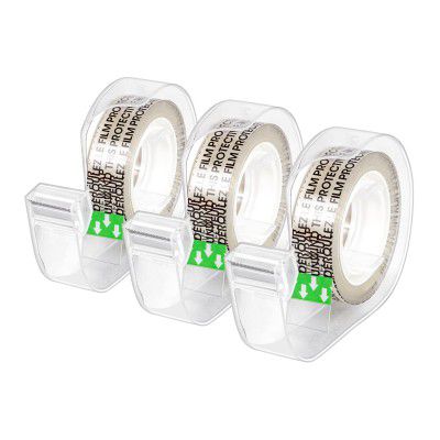 AmazonBasics Double Sided Tape with Dispenser, 1/2 x 7 yds., 3 Pack