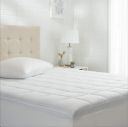 AmazonBasics Down-Alternative Gusseted Mattress Topper with 2-Inch Memory Foam - Queen...