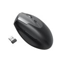 AmazonBasics Ergonomic Mouse, Vertical Mouse 6 Buttons Adjustable Upto 1600 Dpi USB Computer Mouse, 2.4G Optical Wireless Mouse...