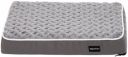 AmazonBasics Ergonomic Polyester Foam Pet Bed - 15 x 20 Inches, Grey, for Small Dogs, Puppies and Cats...