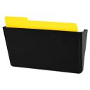 AmazonBasics Expandable Wall Pockets, Letter, Black, 1 Starter Pocket...