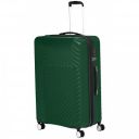 AmazonBasics Geometric Travel Luggage Expandable Spinner Suitcase with Wheels and Built-In TSA Lock, 31.5 Inch - Green...