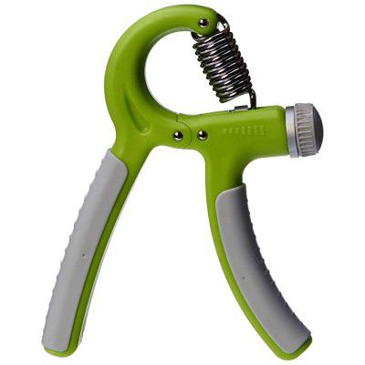 AmazonBasics Adjustable Hand Grip Strengthener, 2-Pack, Green