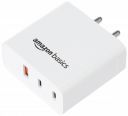 AmazonBasics High Power 65W Mobile/Laptop Charger Dual Port Output with Type-C Charging Cable (White)...