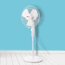 AmazonBasics High Speed 55 Watt Oscillating Pedestal Fan, 400mm Sweep Length...