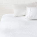 AmazonBasics Hypoallergenic Vinyl-Free Waterproof Mattress Protector, Single (38 x 75 - Suitable for Single Bed, White)...
