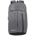 AmazonBasics - Mini Backpack for Outdoor Use (12 l) (Metallic Grey)...