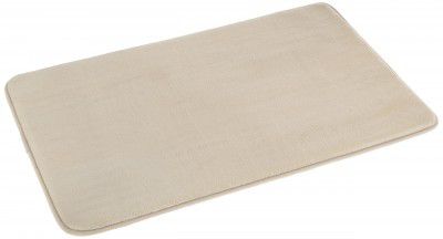 AmazonBasics Non-Slip Memory Foam Bathmat 18 x 28, Beige
