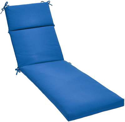 AmazonBasics Outdoor Lounger Patio Cushion - Blue