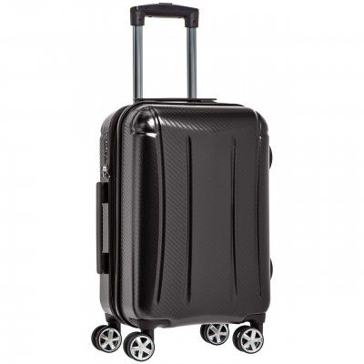 AmazonBasics Oxford Expandable Spinner Luggage Suitcase