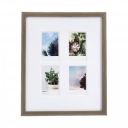 AmazonBasics Photo Frame for use with Instax - 4-Opening - 8.25 x 5.08 cm, Barnwood...
