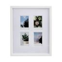 AmazonBasics Photo Frame for use with Instax - 4-Opening - 8.2x5.08, White...