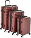 AmazonBasics Polycarbonate Hard 76 cms suitcase(T1916-30_red)...