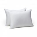 AmazonBasics Polyester Ultra Soft Down Alternative Bed Pillows Large 2 Pack- 20X26 inches (50.8 cmX66.04 cm)...