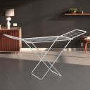 AmazonBasics Premium Cloth Drying Stand - 3 Way Folding, 42 Feet Drying Length, 20 Drying Rails (White)...