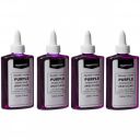 AmazonBasics Purple Washable Liquid School Glue Dries Clear 5 oz Bottle 4-Pack...