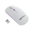 AmazonBasics Rechargeable Wireless Mouse with RGB LED Backlit 1600 DPI Ergonomic Mouse for Laptop, PC...