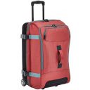 AmazonBasics Rolling Travel Duffel Bag Luggage with Wheels, Medium, Red...